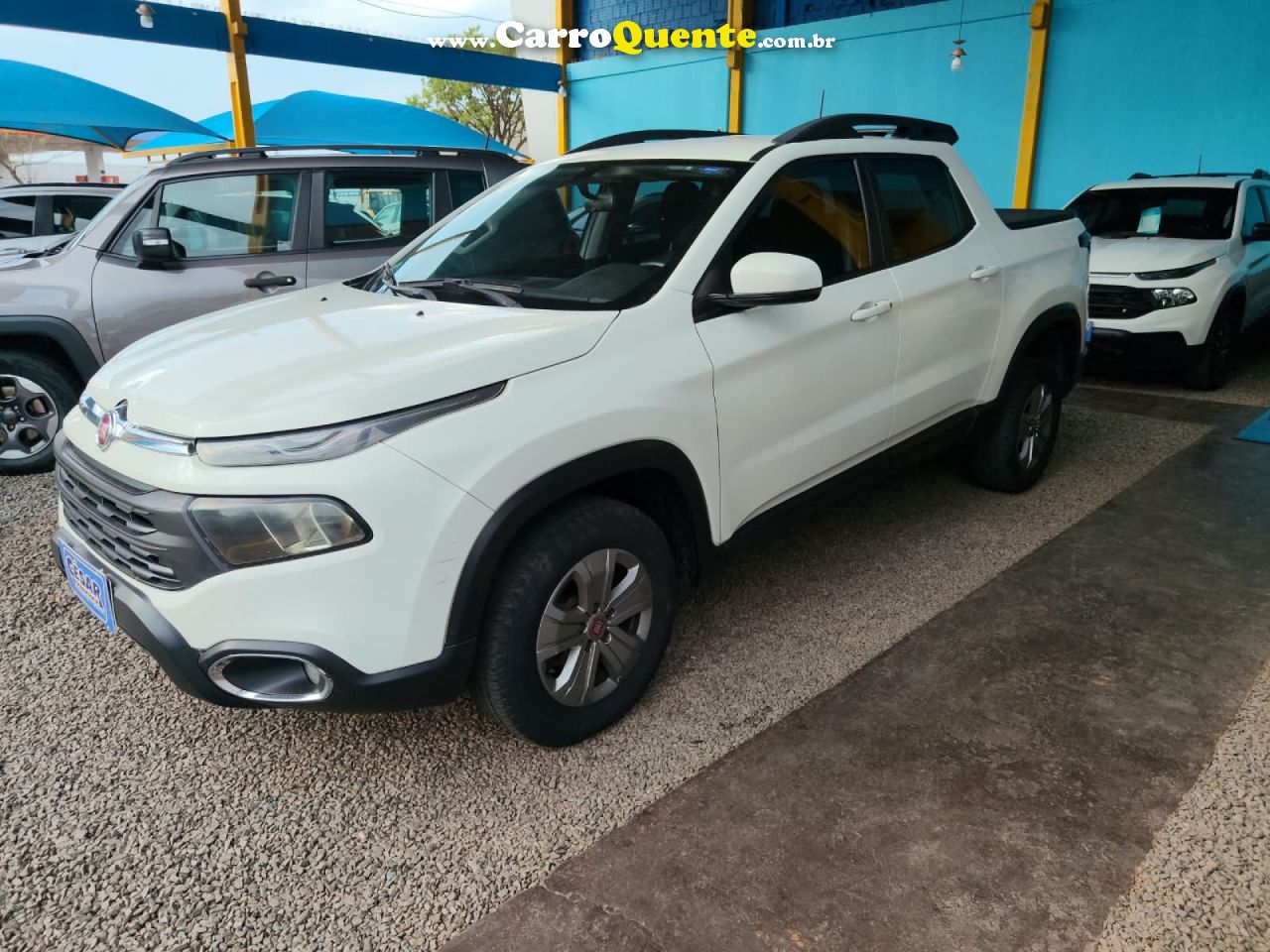 FIAT   TORO FREEDOM 1.8 16V FLEX AUT.   BRANCO 2020 1.8 FLEX - Loja