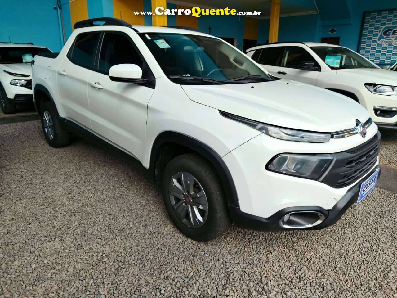 FIAT   TORO FREEDOM 1.8 16V FLEX AUT.   BRANCO 2020 1.8 FLEX - Loja