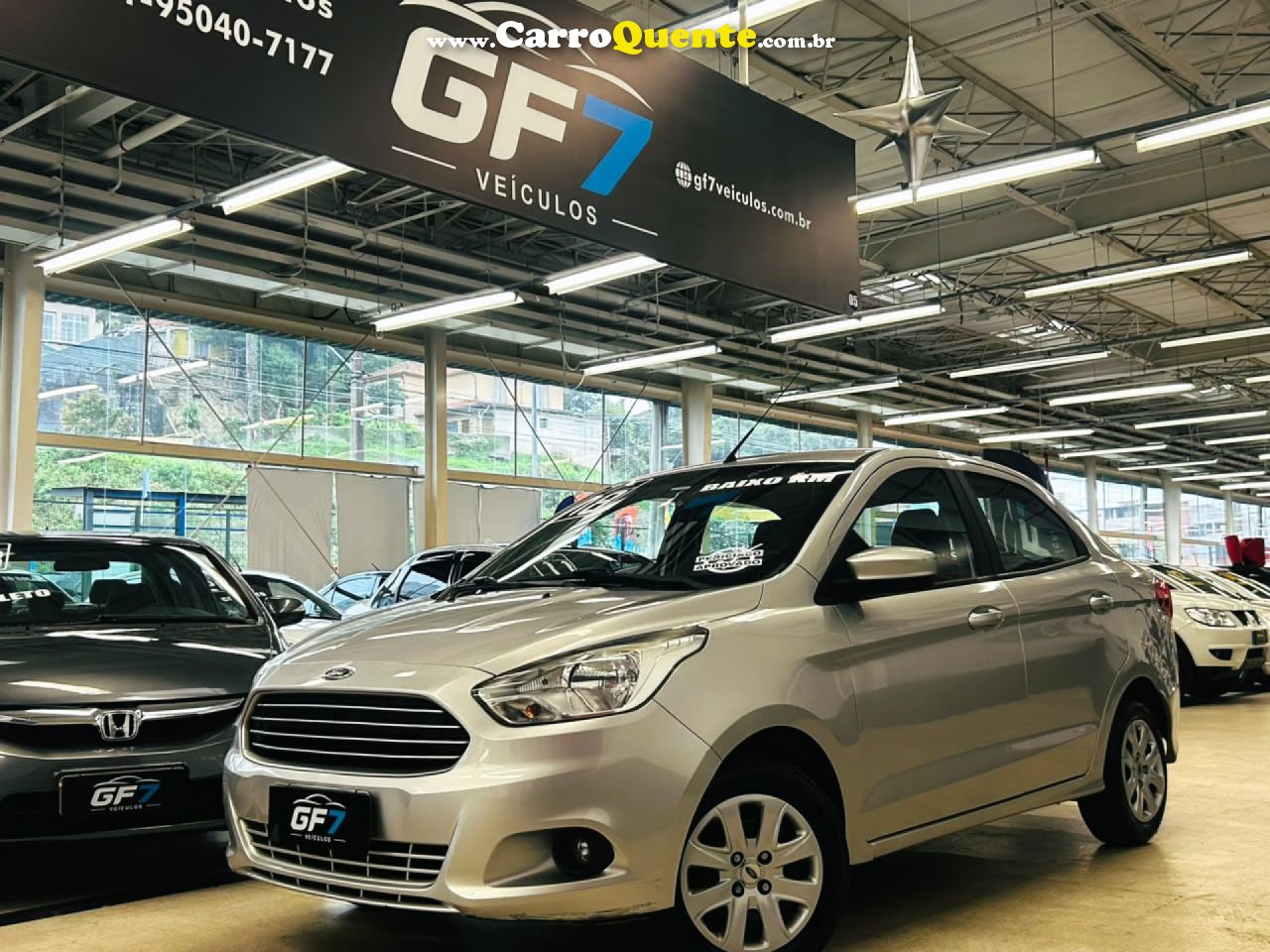 FORD   KA 1.5 SESE PLUS 16V FLEX 5P   PRATA 2018 1.5 FLEX - Loja