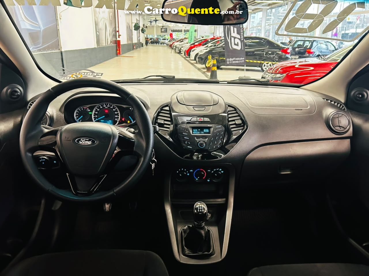 FORD   KA 1.5 SESE PLUS 16V FLEX 5P   PRATA 2018 1.5 FLEX - Loja