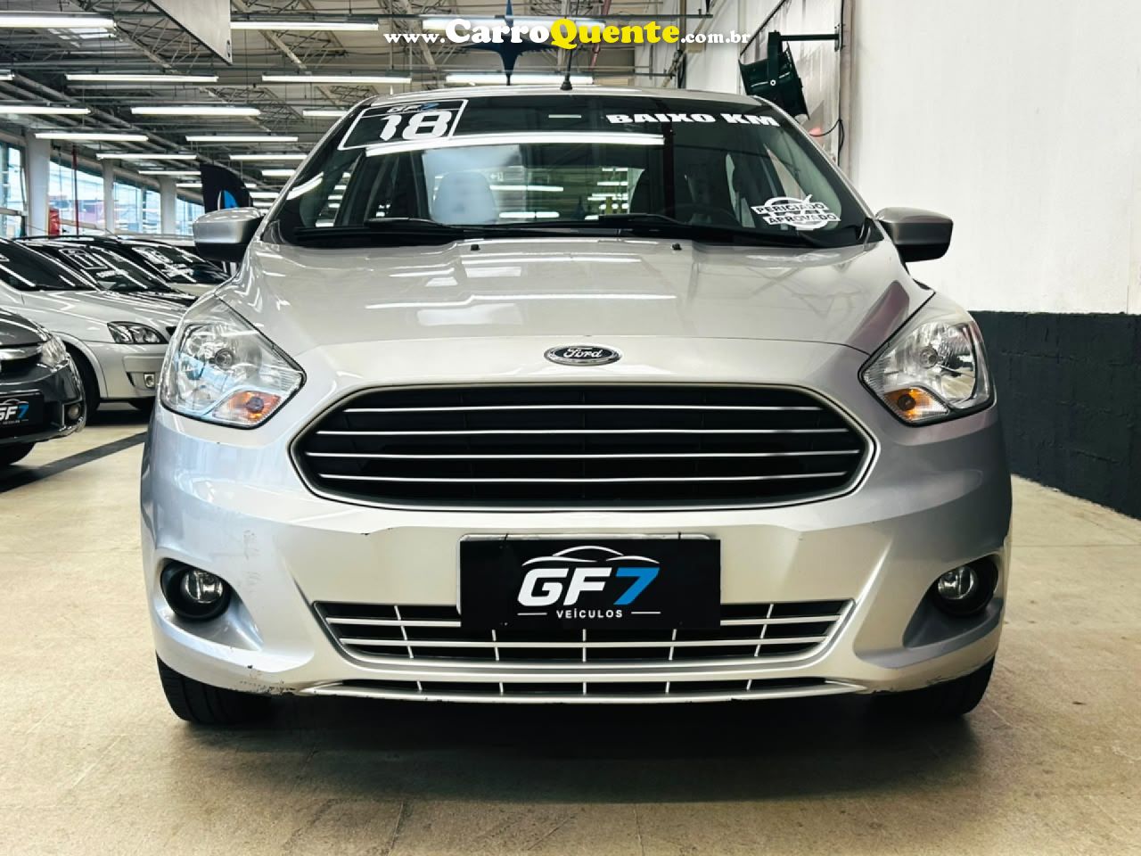 FORD   KA 1.5 SESE PLUS 16V FLEX 5P   PRATA 2018 1.5 FLEX - Loja