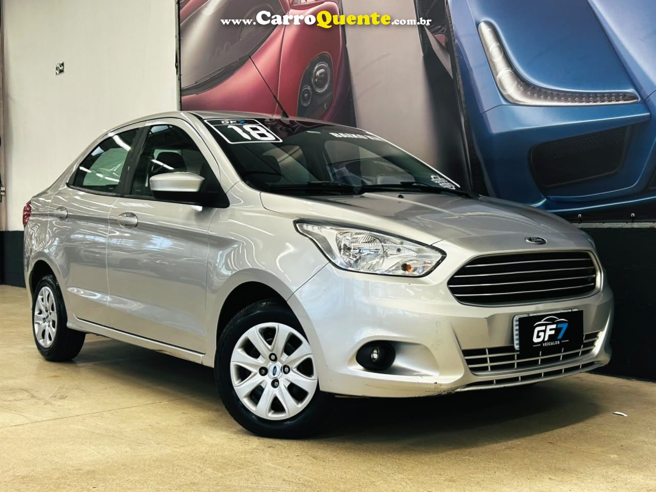 FORD   KA 1.5 SESE PLUS 16V FLEX 5P   PRATA 2018 1.5 FLEX - Loja