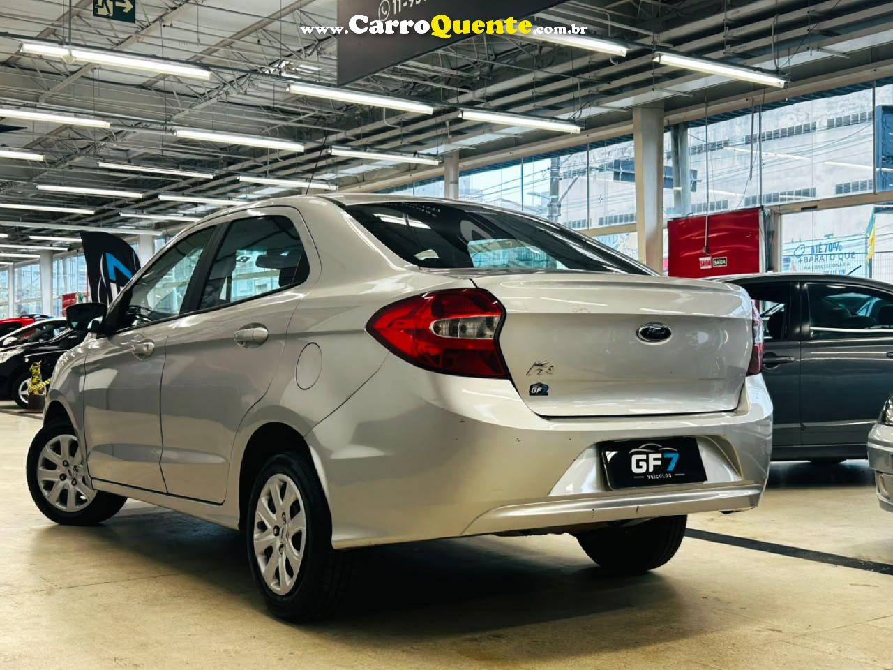 FORD   KA 1.5 SESE PLUS 16V FLEX 5P   PRATA 2018 1.5 FLEX - Loja