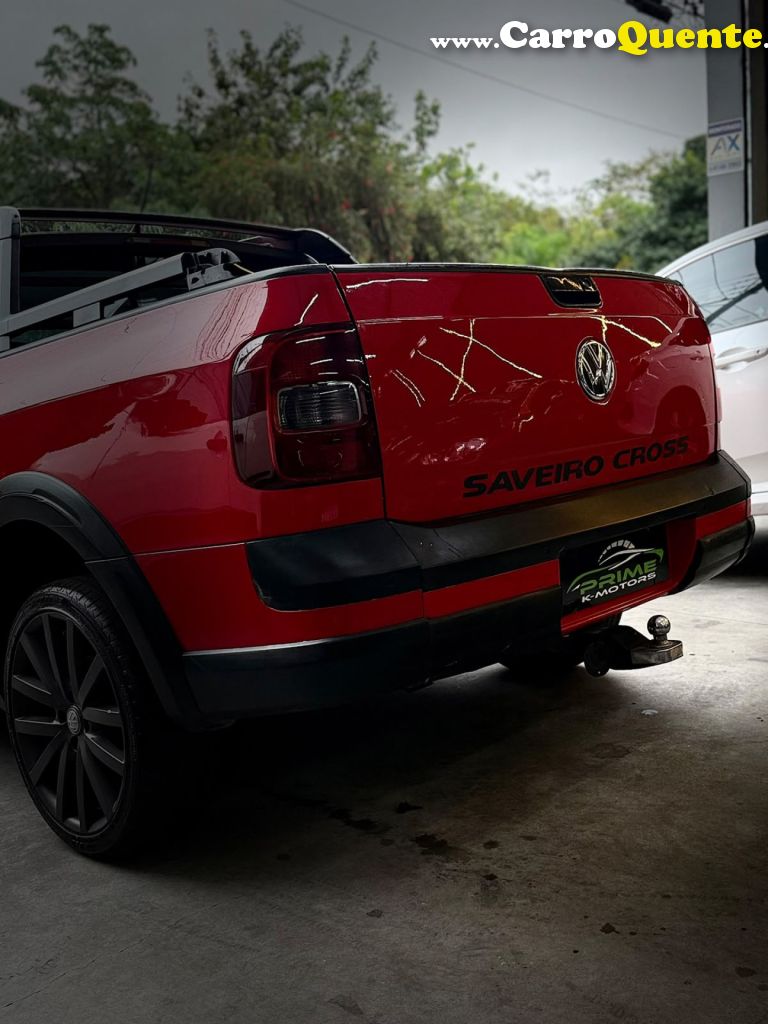 VOLKSWAGEN   SAVEIRO CROSS 1.6 MI TOTAL FLEX 8V CE   VERMELHO 2012 1.6 FLEX - Loja