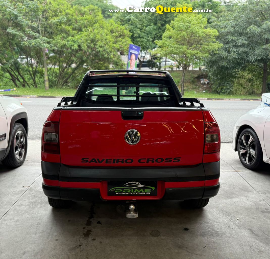 VOLKSWAGEN   SAVEIRO CROSS 1.6 MI TOTAL FLEX 8V CE   VERMELHO 2012 1.6 FLEX - Loja
