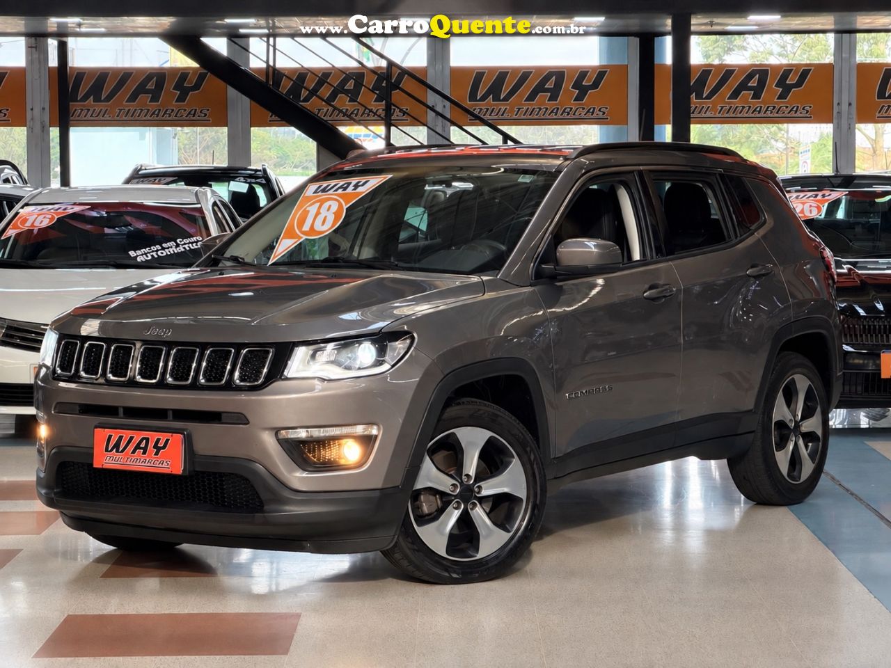 JEEP COMPASS 2.0 16V LONGITUDE 2018 - Loja
