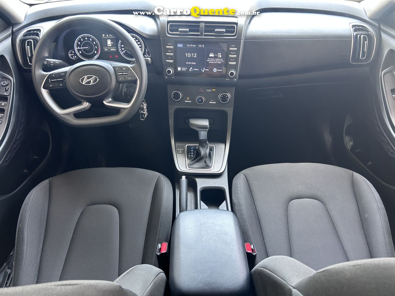 HYUNDAI   CRETA COMFORT 1.0 TB 12V FLEX AUT.   PRETO 2024 1.0 FLEX - Loja