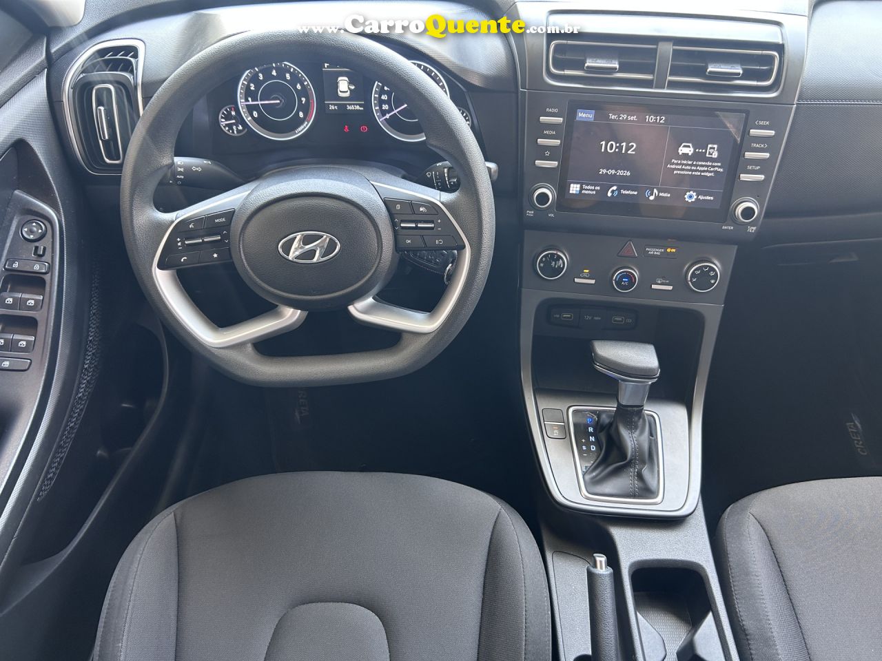 HYUNDAI   CRETA COMFORT 1.0 TB 12V FLEX AUT.   PRETO 2024 1.0 FLEX - Loja