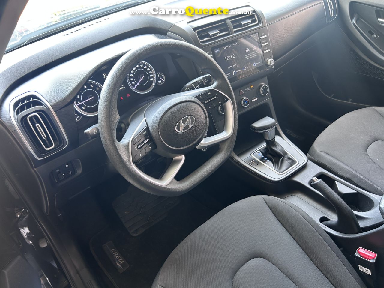 HYUNDAI   CRETA COMFORT 1.0 TB 12V FLEX AUT.   PRETO 2024 1.0 FLEX - Loja