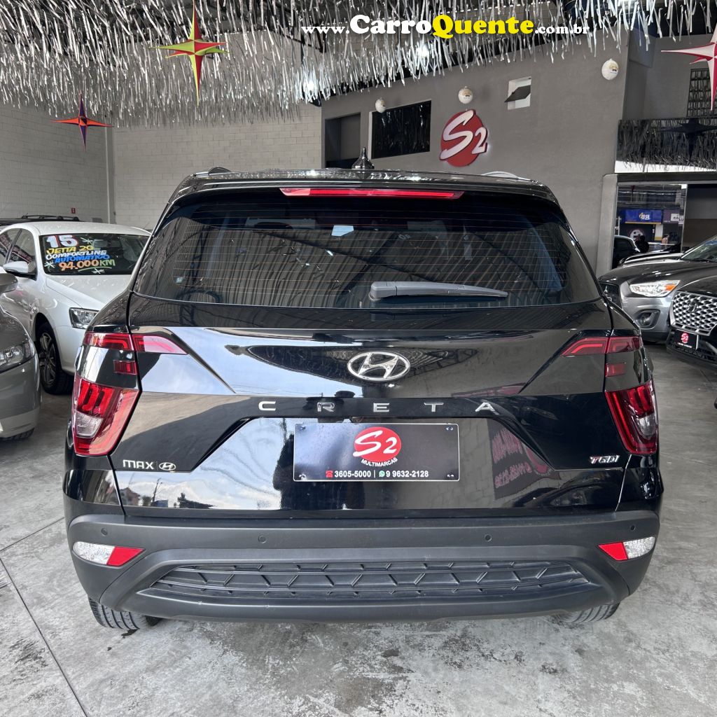 HYUNDAI   CRETA COMFORT 1.0 TB 12V FLEX AUT.   PRETO 2024 1.0 FLEX - Loja