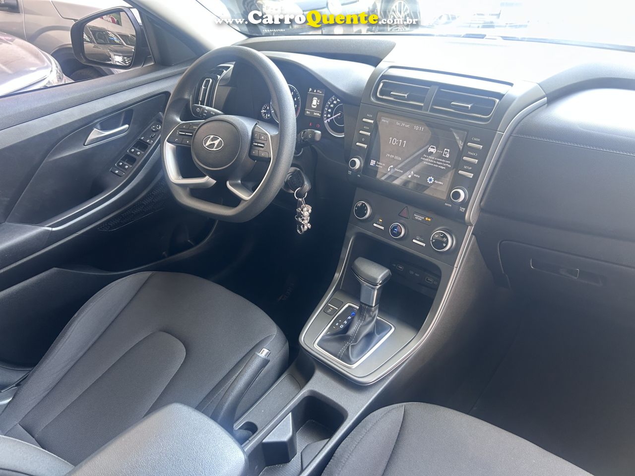 HYUNDAI   CRETA COMFORT 1.0 TB 12V FLEX AUT.   PRETO 2024 1.0 FLEX - Loja