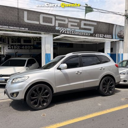 HYUNDAI   SANTA FE GLS 3.5 V6 4X4 TIPTRONIC   PRATA 2011 3.5 GASOLINA