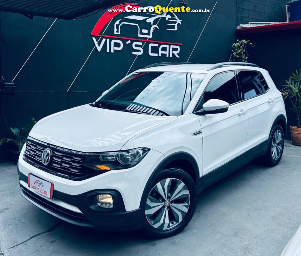VOLKSWAGEN   T-CROSS COMFORTLINE 1.0 TSI FLEX 5P AUT.   BRANCO 2020 1.0 FLEX - Loja