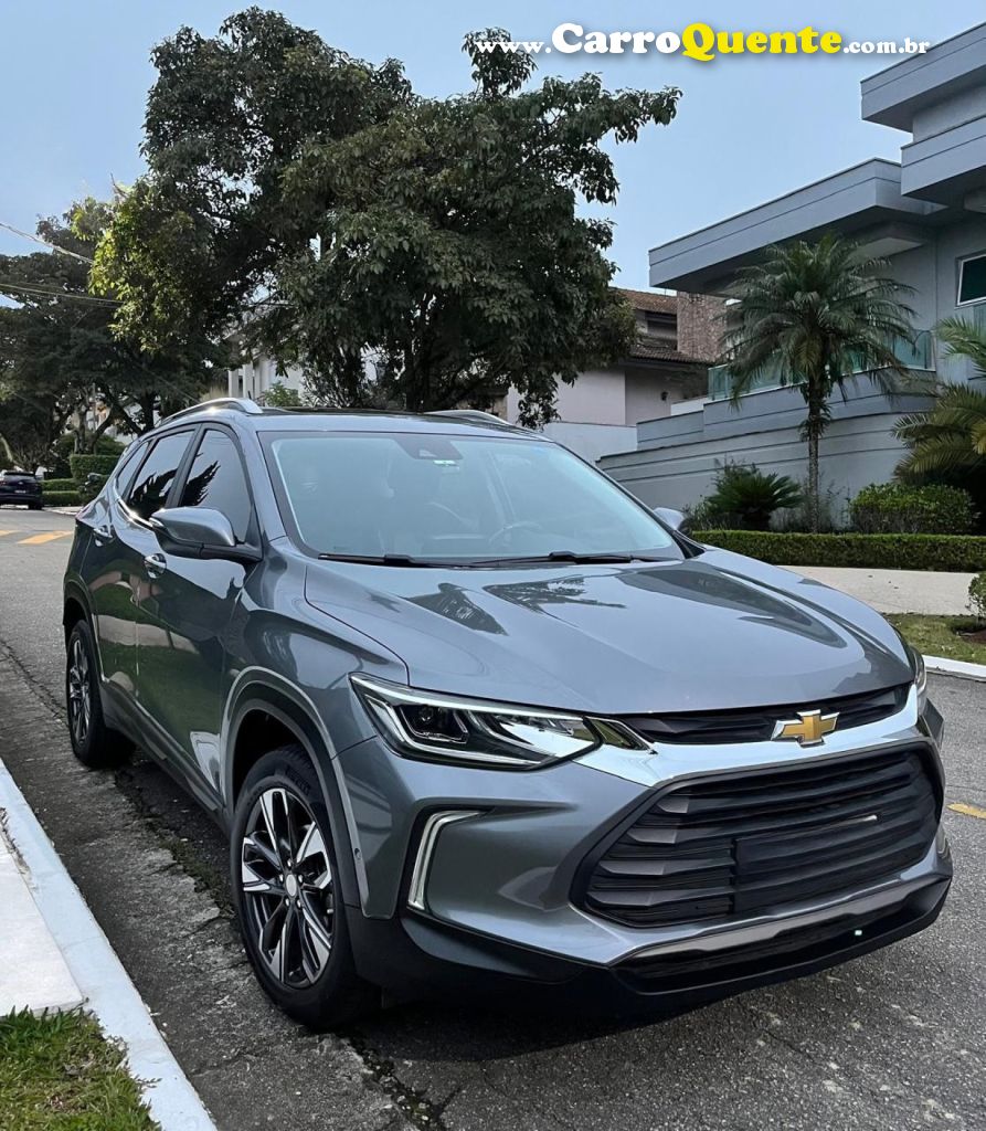 CHEVROLET   TRACKER PREMIER 1.2 TURBO 12V FLEX AUT.   CINZA 2023 1.2 FLEX - Loja