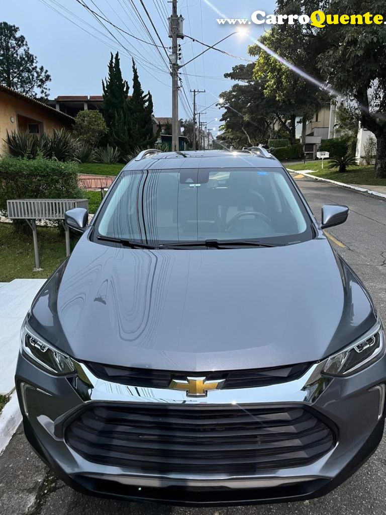 CHEVROLET   TRACKER PREMIER 1.2 TURBO 12V FLEX AUT.   CINZA 2023 1.2 FLEX - Loja
