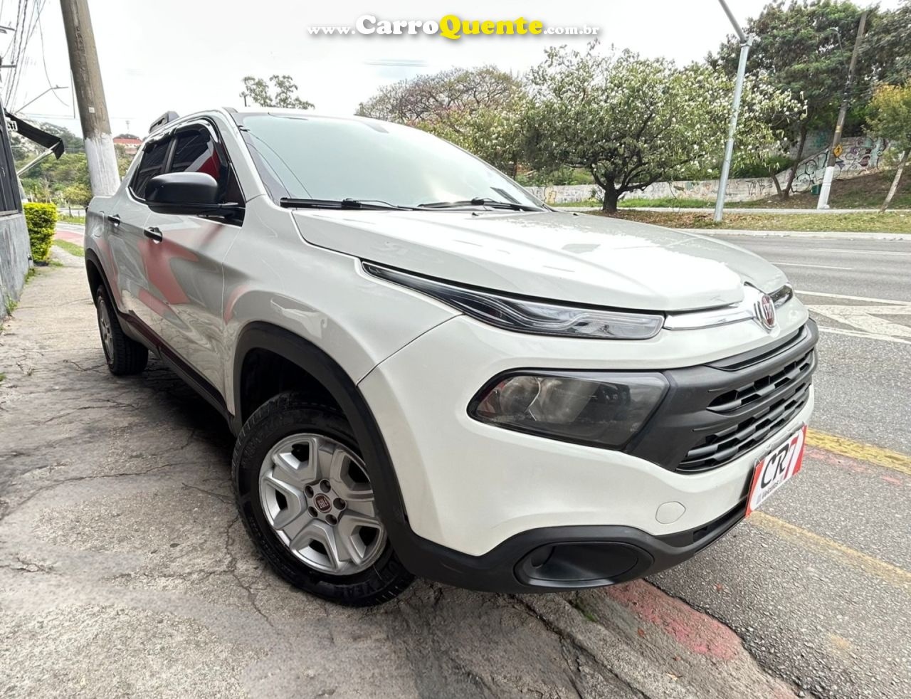 FIAT   TORO FREEDOM 1.8 16V FLEX AUT.   BRANCO 2018 1.8 FLEX - Loja