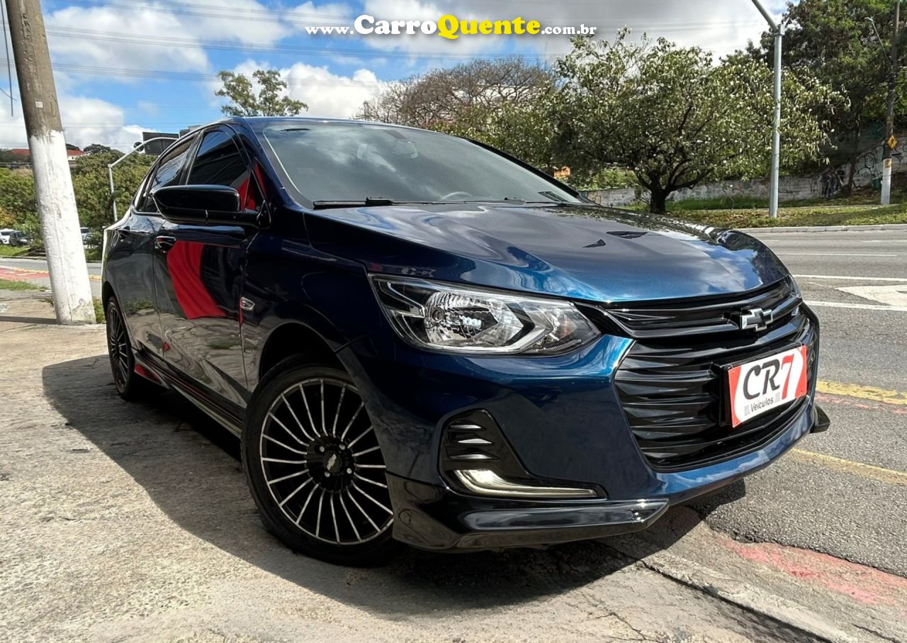 CHEVROLET   ONIX SEDAN PLUS LT 1.0 12V TB FLEX AUT.   AZUL 2021 1.0 FLEX - Loja