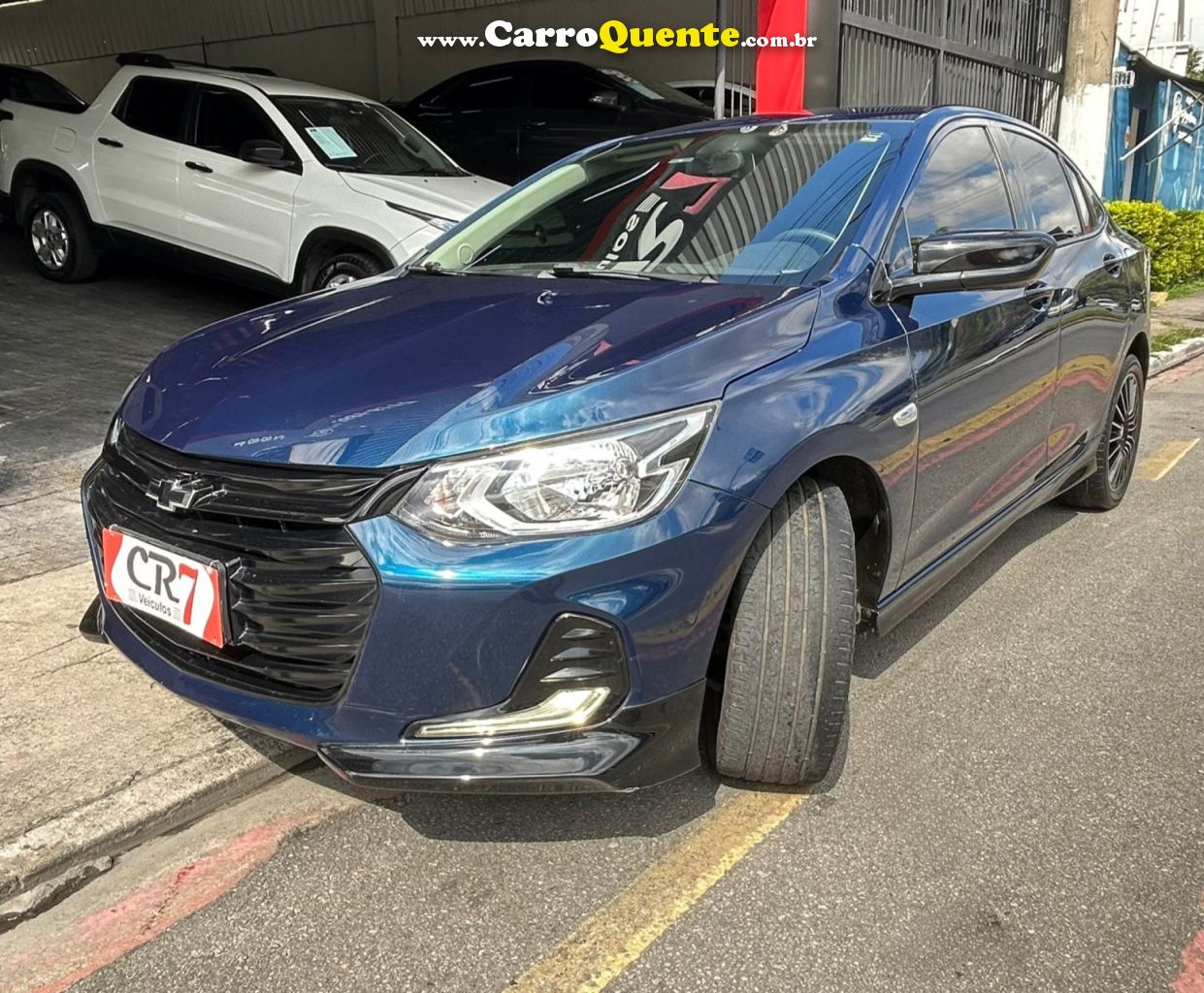 CHEVROLET   ONIX SEDAN PLUS LT 1.0 12V TB FLEX AUT.   AZUL 2021 1.0 FLEX - Loja