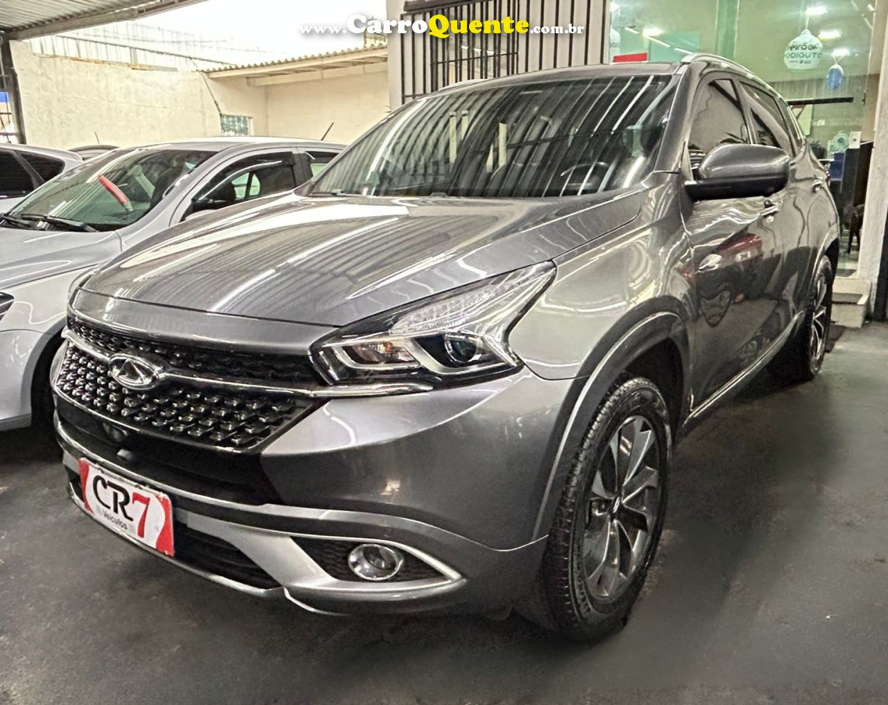 CHERY   TIGGO 7 TXS 1.5 16V TURBO FLEX AUT.   CINZA 2020 1.5 FLEX - Loja