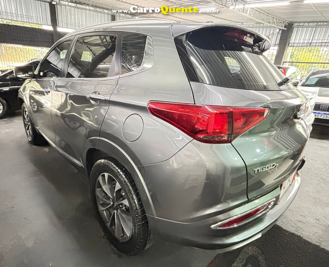 CHERY   TIGGO 7 TXS 1.5 16V TURBO FLEX AUT.   CINZA 2020 1.5 FLEX - Loja