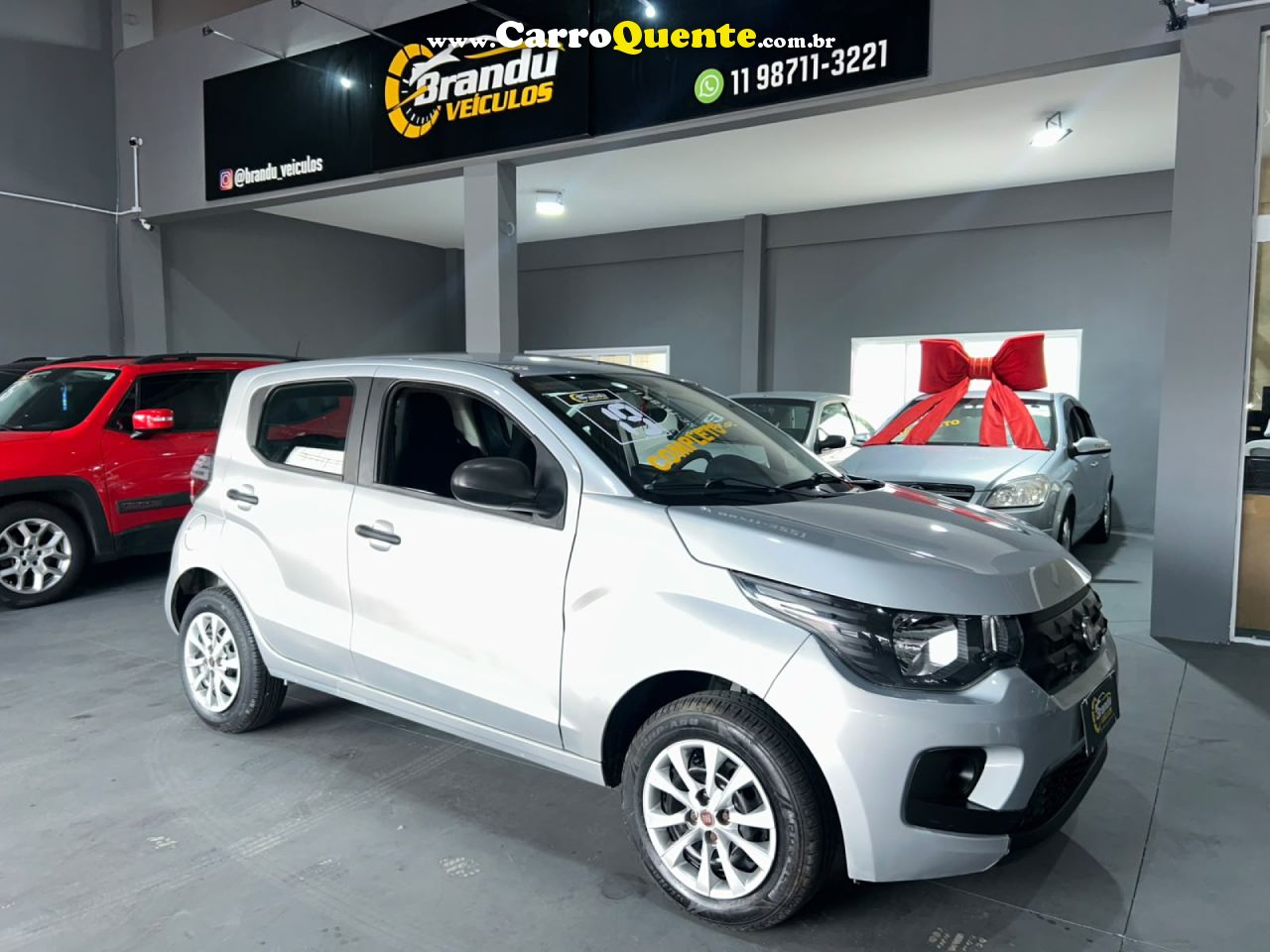 FIAT   MOBI LIKE 1.0 FIRE FLEX 5P.   PRATA 2019 1.0 FLEX - Loja