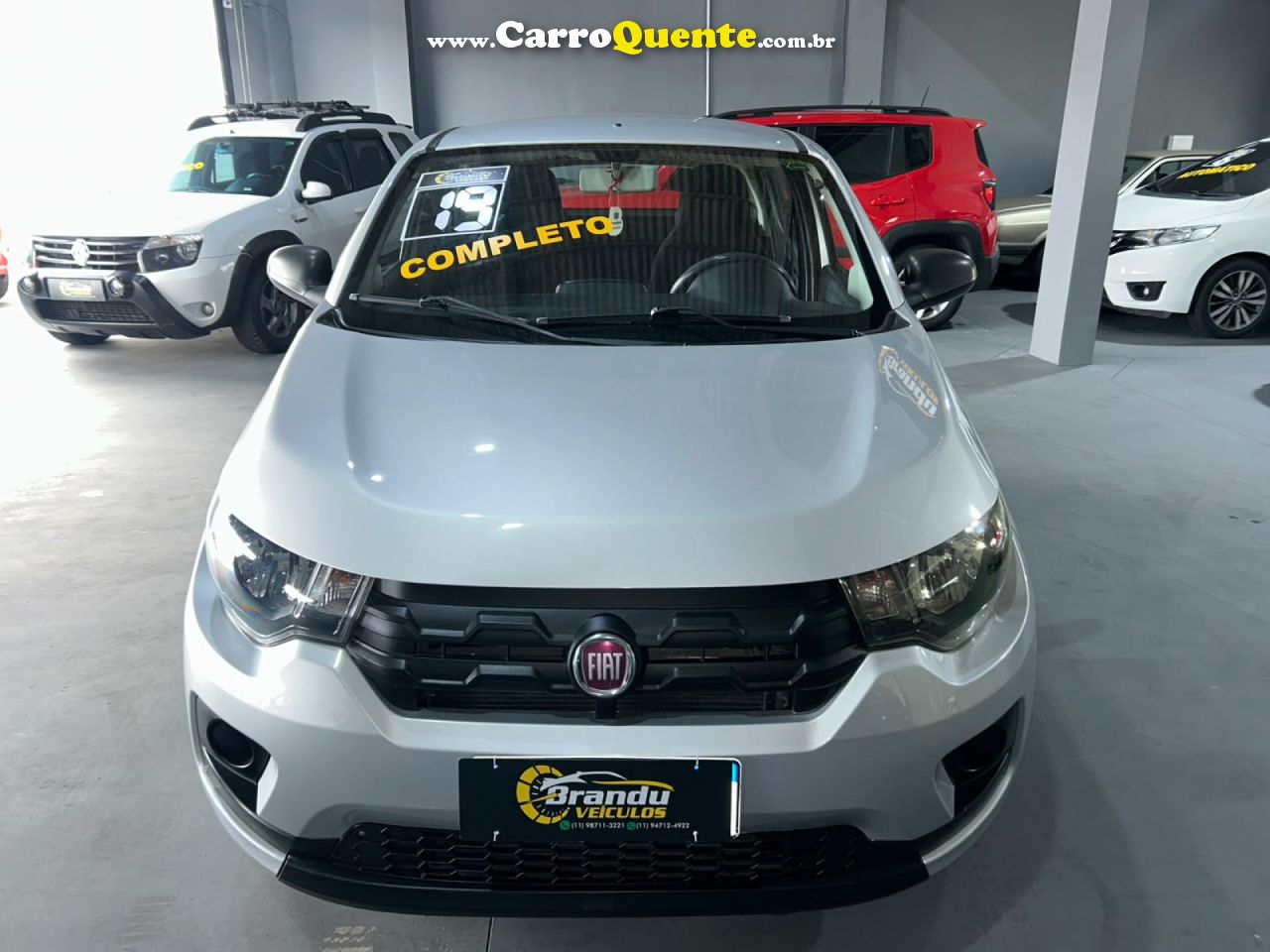 FIAT   MOBI LIKE 1.0 FIRE FLEX 5P.   PRATA 2019 1.0 FLEX - Loja