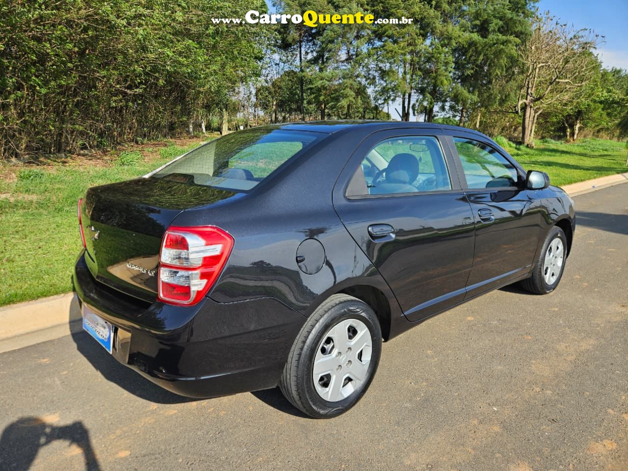CHEVROLET   COBALT LT 1.4 8V FLEXPOWERECONOFLEX 4P   PRETO 2015 1.4 FLEX - Loja
