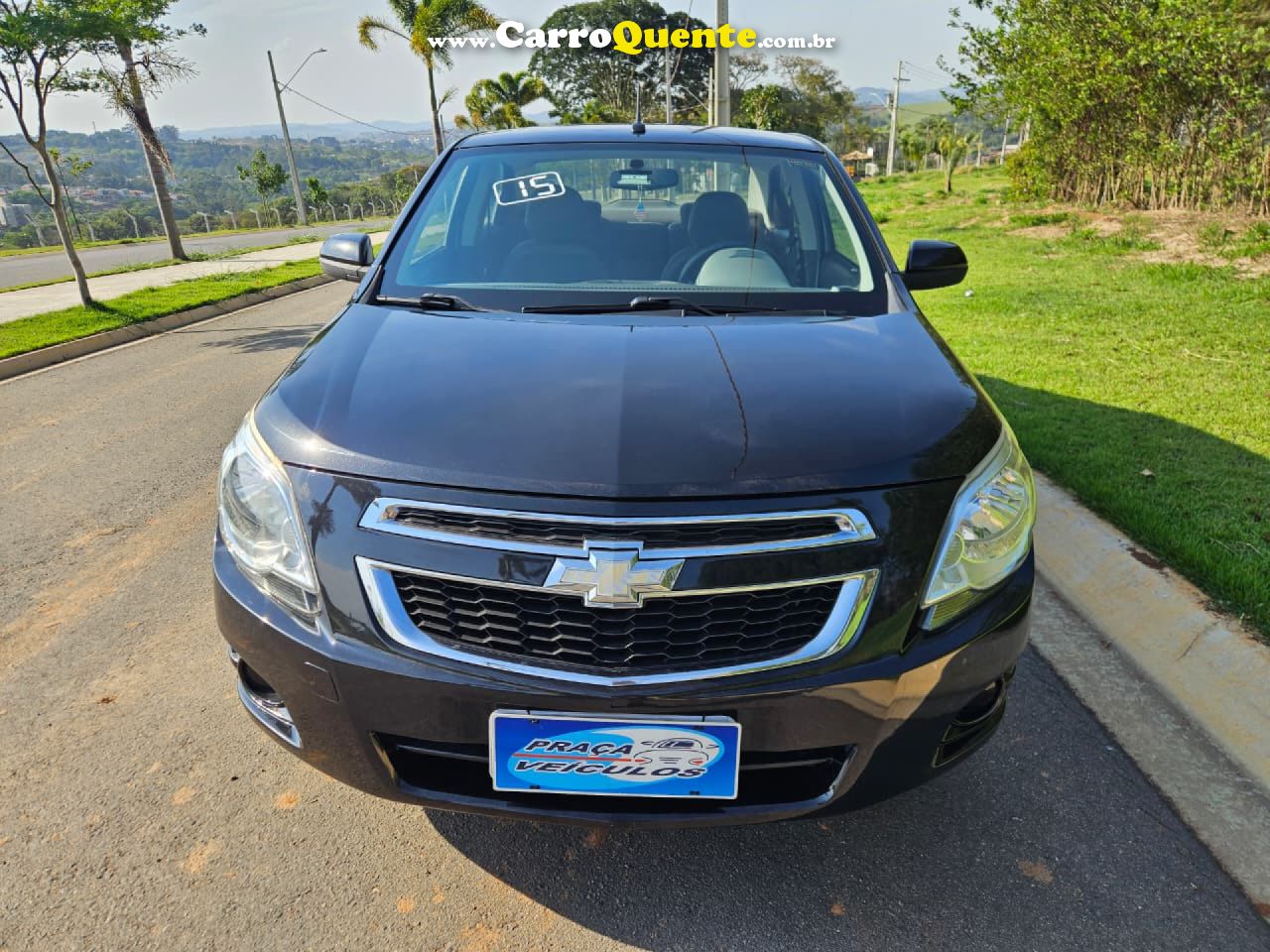 CHEVROLET   COBALT LT 1.4 8V FLEXPOWERECONOFLEX 4P   PRETO 2015 1.4 FLEX - Loja