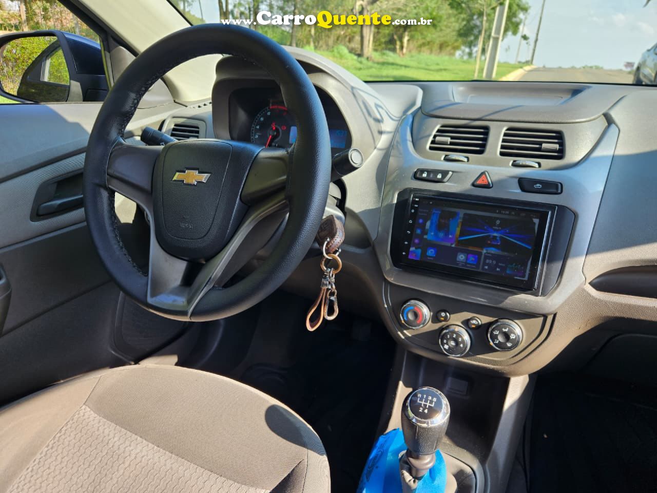 CHEVROLET   COBALT LT 1.4 8V FLEXPOWERECONOFLEX 4P   PRETO 2015 1.4 FLEX - Loja