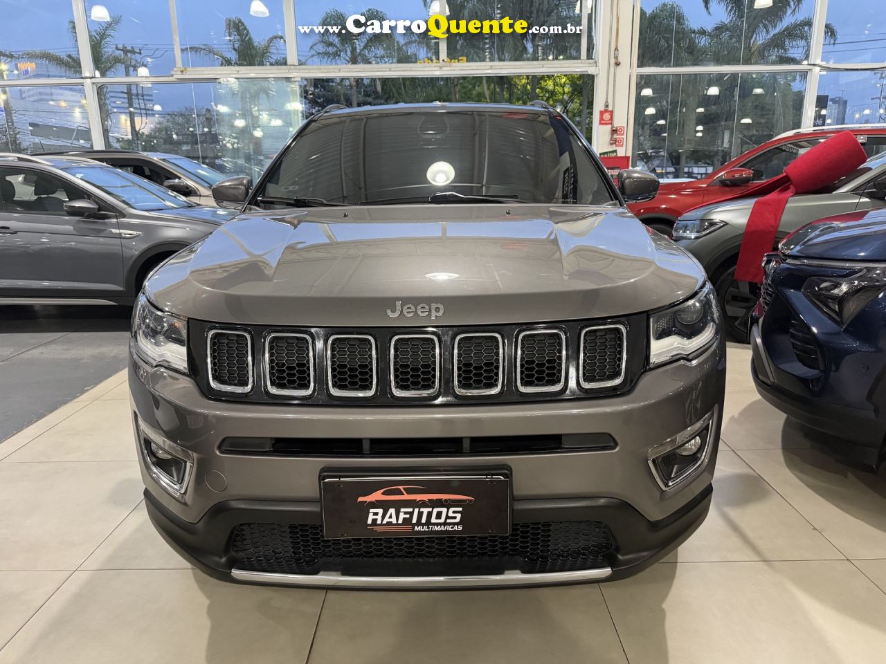 JEEP   COMPASS LIMITED 2.0 4X2 FLEX 16V AUT.   CINZA 2018 2.0 FLEX - Loja