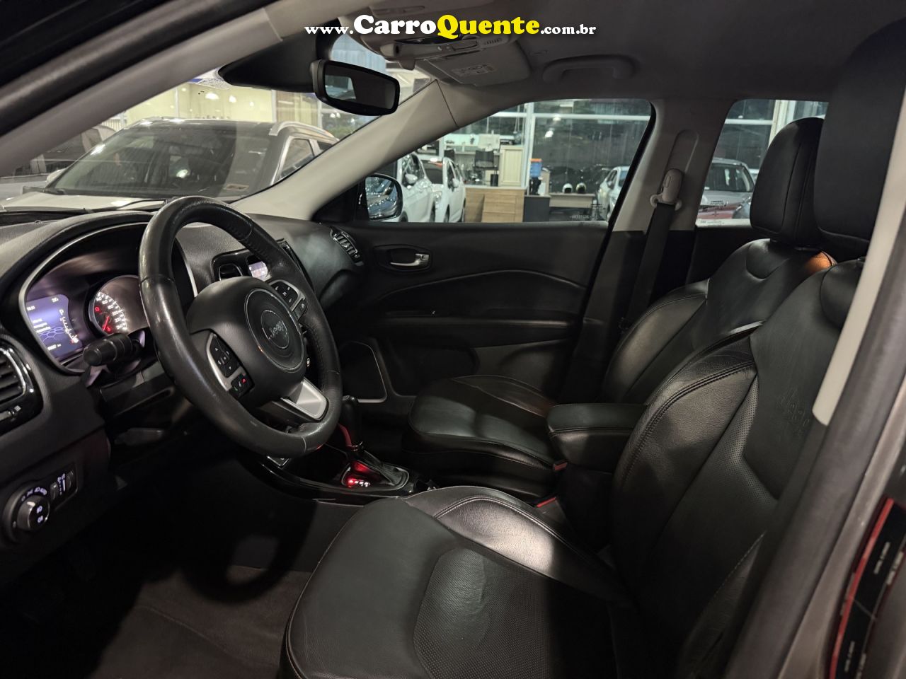 JEEP   COMPASS LIMITED 2.0 4X2 FLEX 16V AUT.   CINZA 2018 2.0 FLEX - Loja