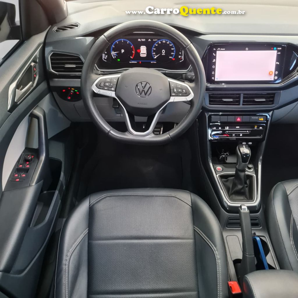 VOLKSWAGEN   T-CROSS HIG. 250 TSI 1.4 FLEX 16V 5P AUT   CINZA 2023 1.4 FLEX - Loja