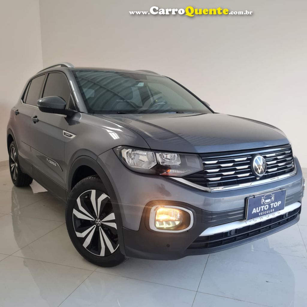 VOLKSWAGEN   T-CROSS HIG. 250 TSI 1.4 FLEX 16V 5P AUT   CINZA 2023 1.4 FLEX - Loja