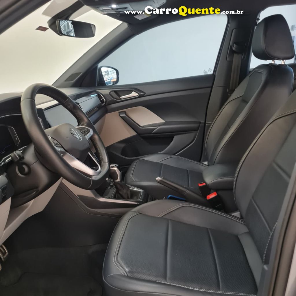 VOLKSWAGEN   T-CROSS HIG. 250 TSI 1.4 FLEX 16V 5P AUT   CINZA 2023 1.4 FLEX - Loja