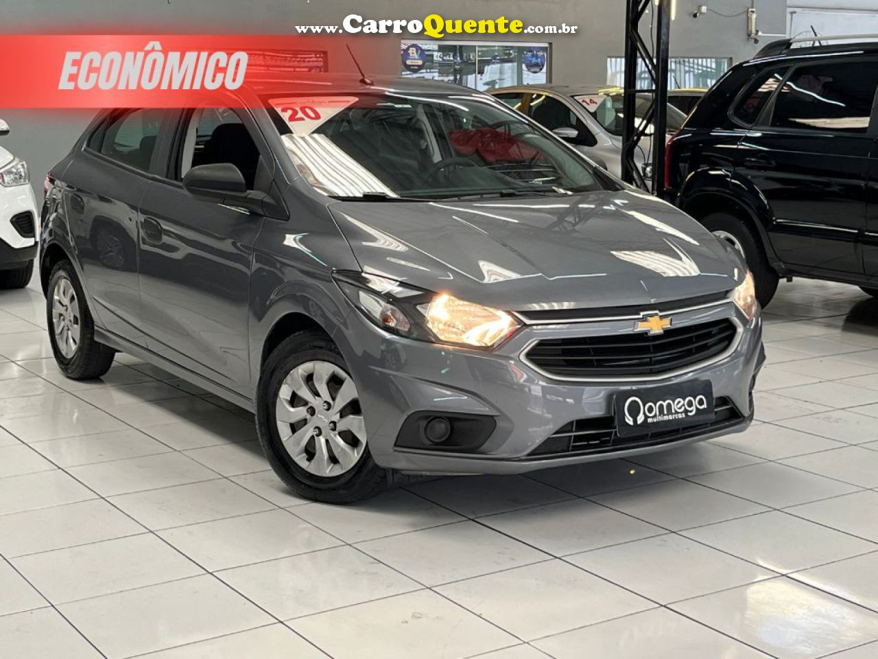 CHEVROLET   ONIX HATCH JOY 1.0 8V FLEX 5P MEC.   CINZA 2020 1.0 FLEX - Loja