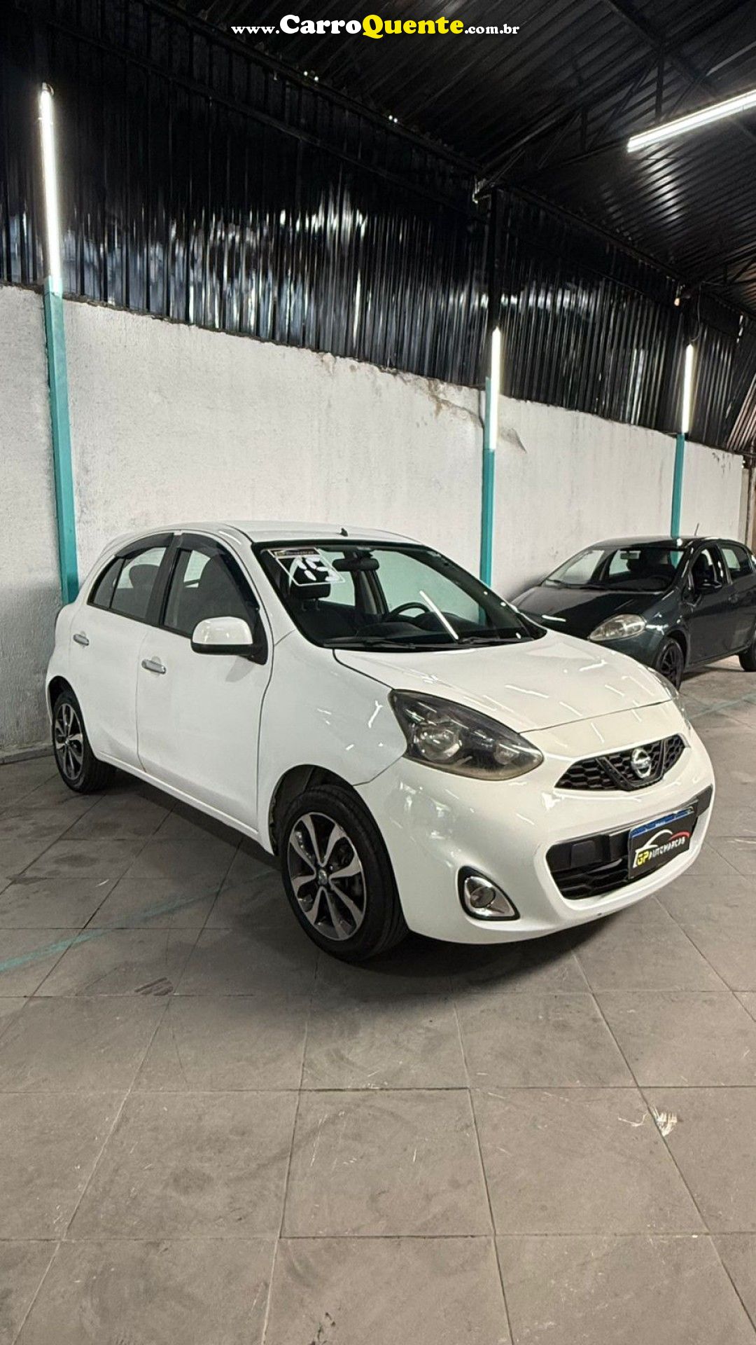 NISSAN   MARCH SL 1.6 16V FLEX FUEL 5P   BRANCO 2015 1.6 FLEX - Loja