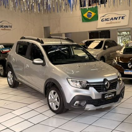 RENAULT   SANDERO STEPWAY HI-FLEX 1.6 16V 5P   PRATA 2021 1.6 GASOLINA
