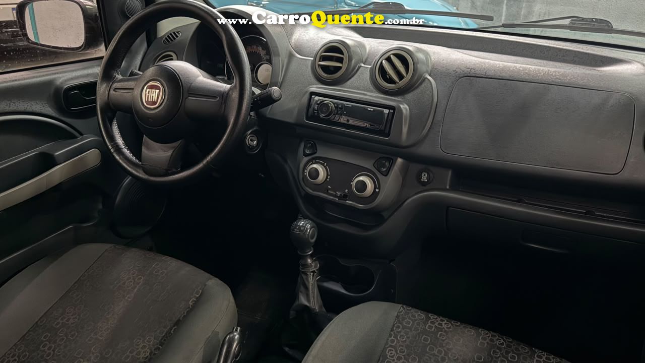 FIAT   UNO VIVACE CELEB. 1.0 EVO F.FLEX 8V 5P   CINZA 2011 1.0 GASOLINA - Loja