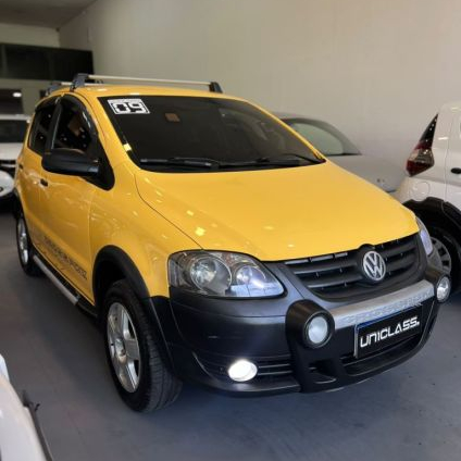 VOLKSWAGEN   CROSSFOX 1.6 MI TOTAL FLEX 8V 5P   AMARELO 2009 1.6 FLEX