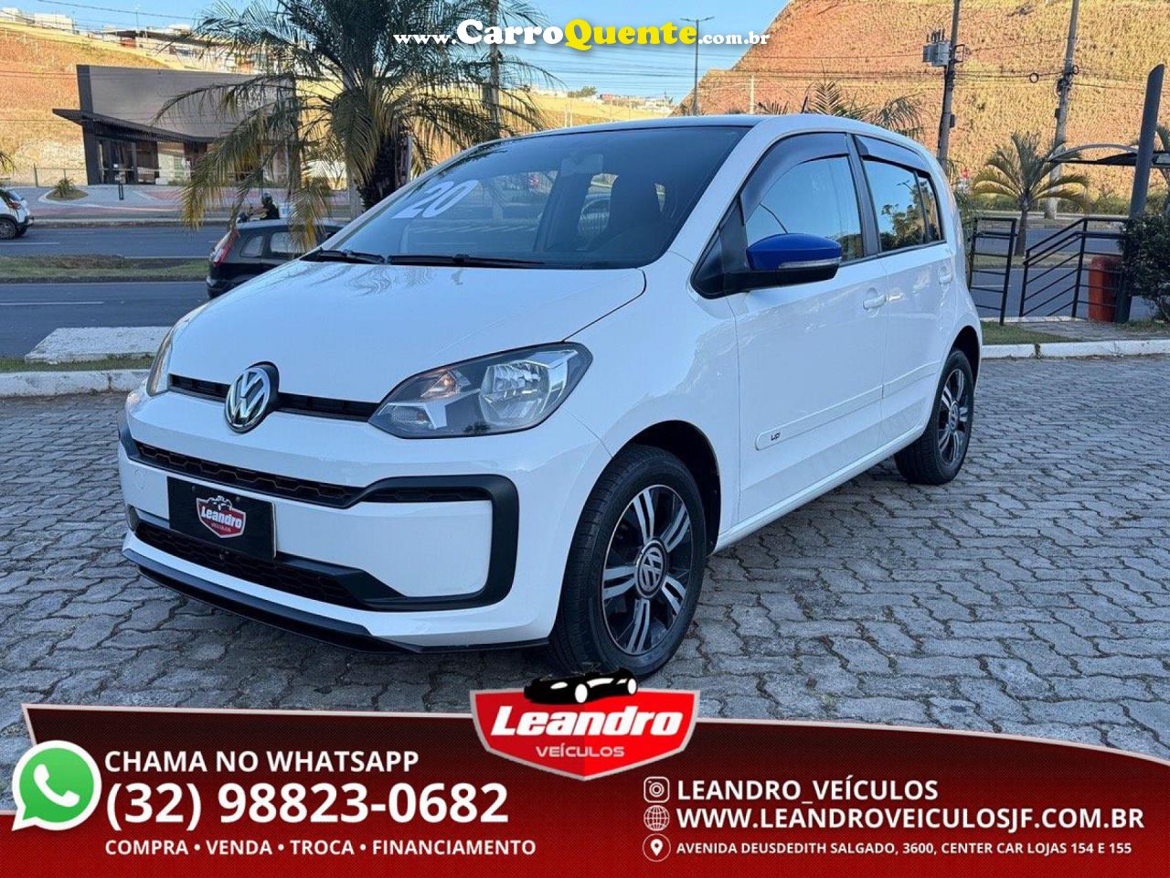 VOLKSWAGEN   UP! 1.0 TOTAL FLEX 12V 5P   BRANCO 2020 1.0 FLEX - Loja