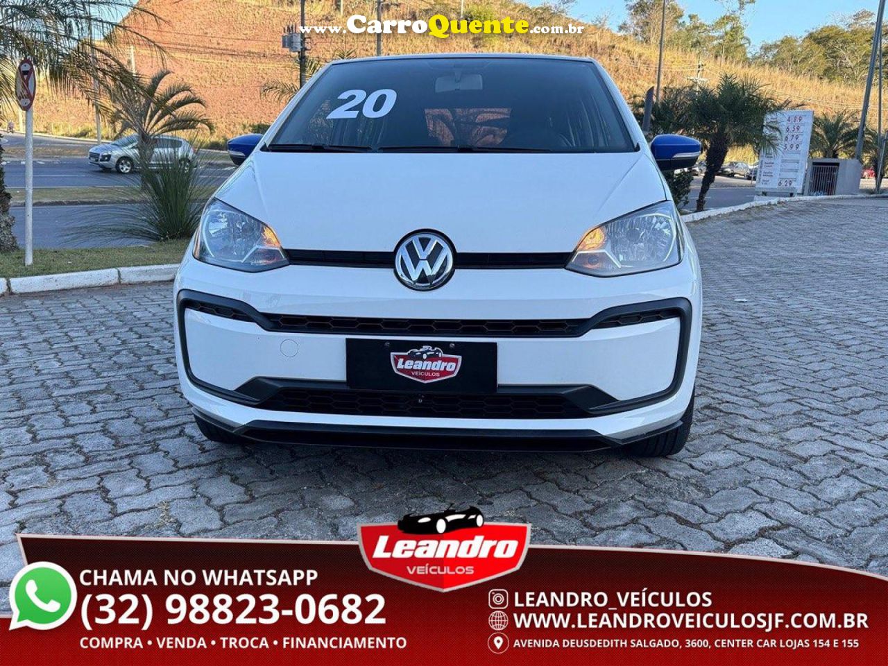 VOLKSWAGEN   UP! 1.0 TOTAL FLEX 12V 5P   BRANCO 2020 1.0 FLEX - Loja
