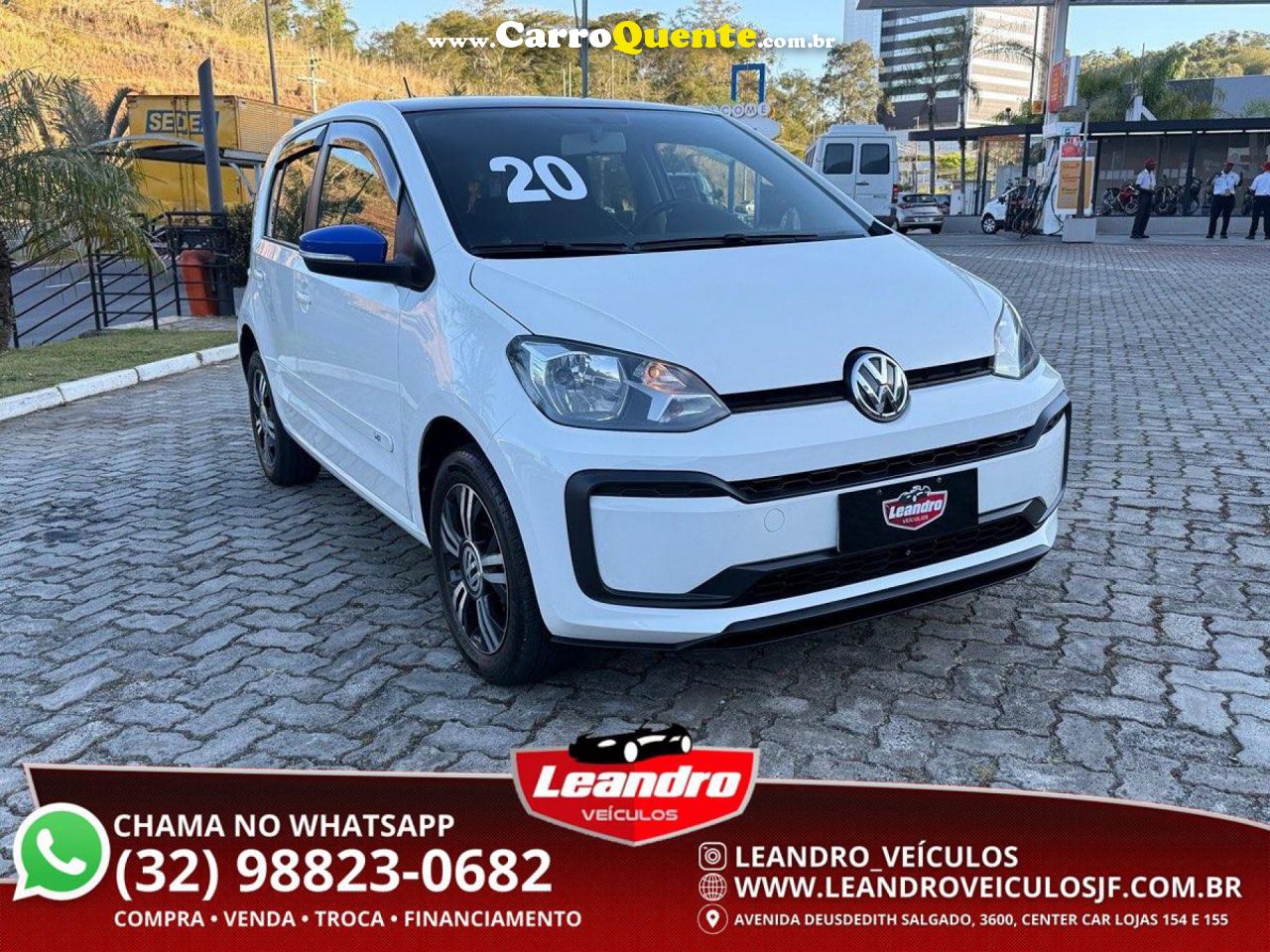 VOLKSWAGEN   UP! 1.0 TOTAL FLEX 12V 5P   BRANCO 2020 1.0 FLEX - Loja