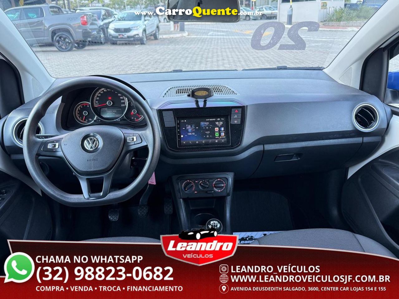 VOLKSWAGEN   UP! 1.0 TOTAL FLEX 12V 5P   BRANCO 2020 1.0 FLEX - Loja