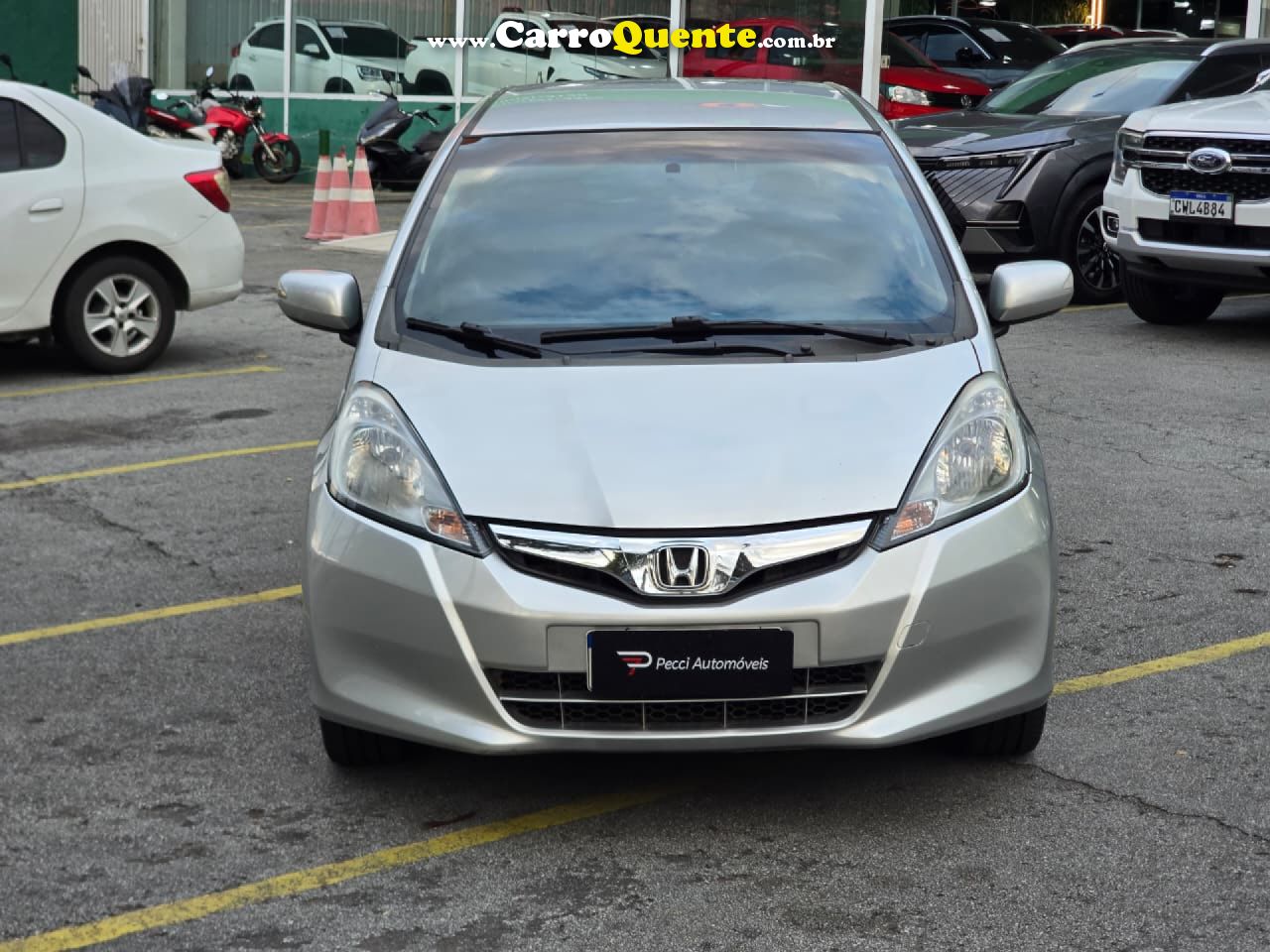 HONDA   FIT EXSEX 1.5 FLEXFLEXONE 16V 5P AUT.   PRATA 2013 1.5 GASOLINA - Loja