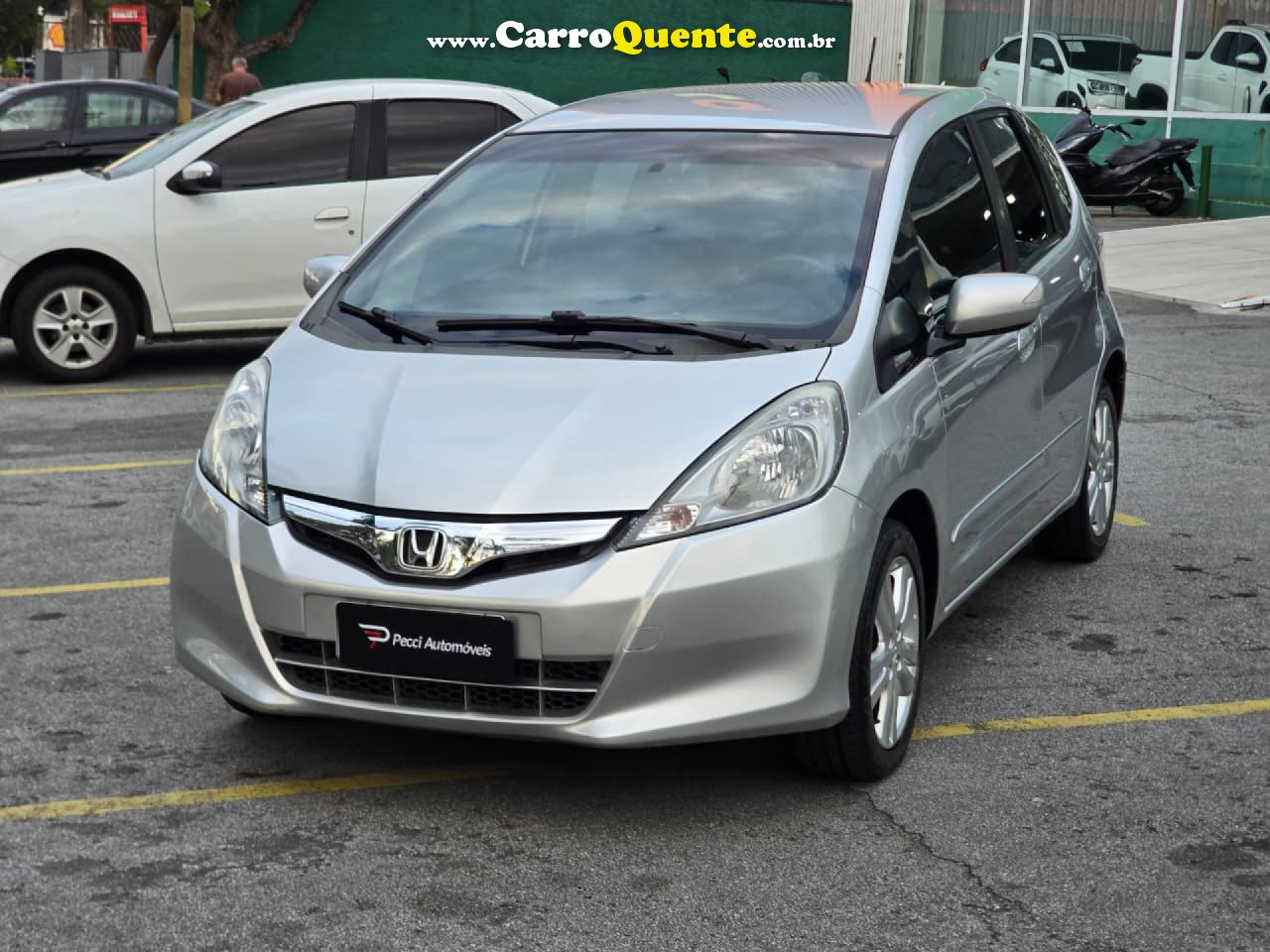 HONDA   FIT EXSEX 1.5 FLEXFLEXONE 16V 5P AUT.   PRATA 2013 1.5 GASOLINA - Loja