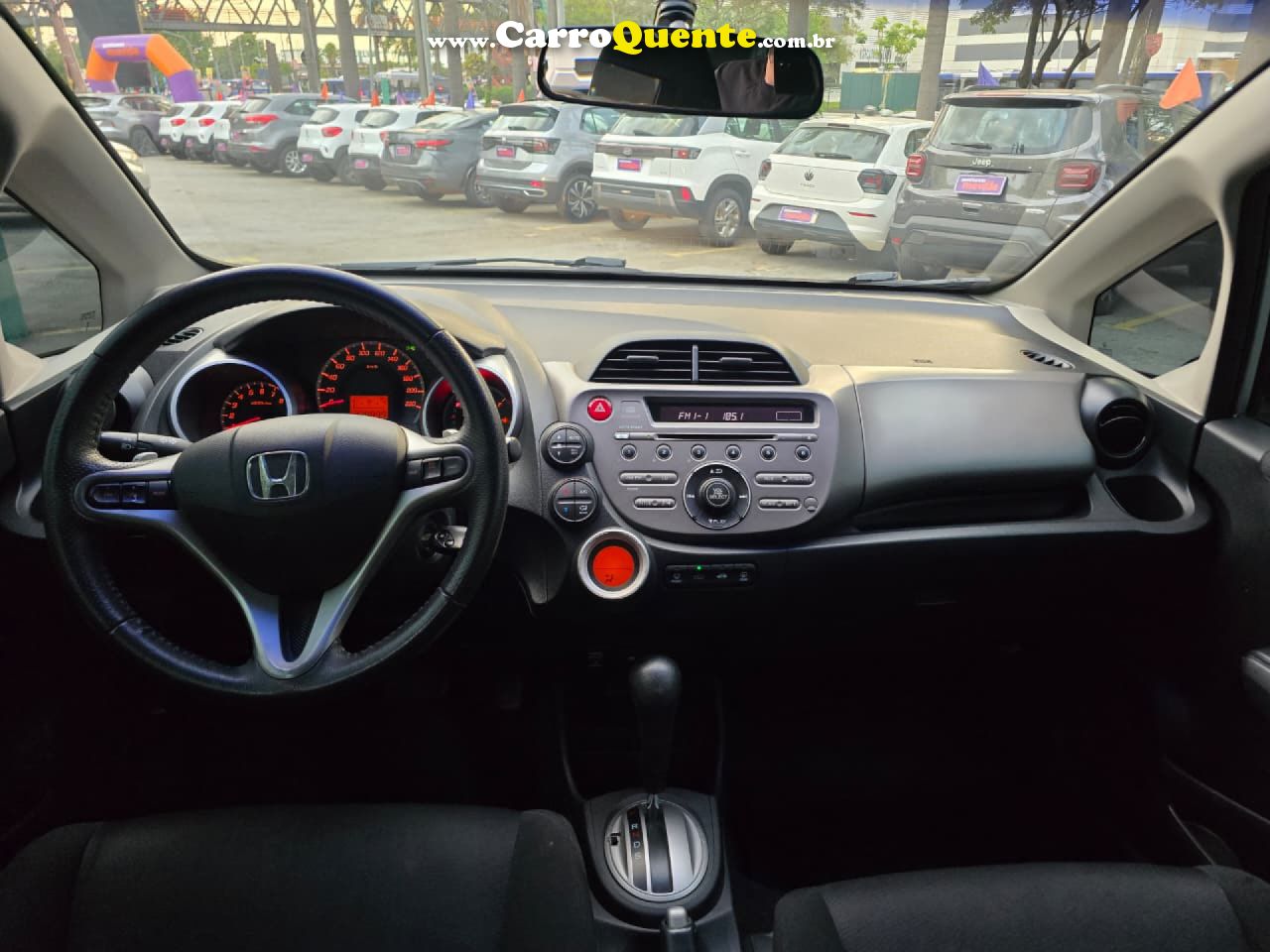 HONDA   FIT EXSEX 1.5 FLEXFLEXONE 16V 5P AUT.   PRATA 2013 1.5 GASOLINA - Loja