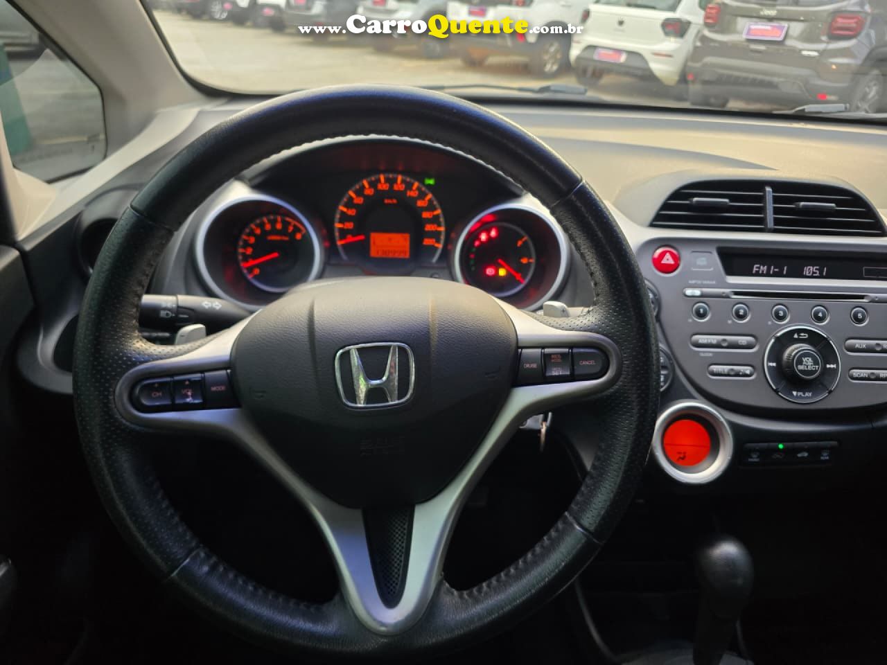 HONDA   FIT EXSEX 1.5 FLEXFLEXONE 16V 5P AUT.   PRATA 2013 1.5 GASOLINA - Loja