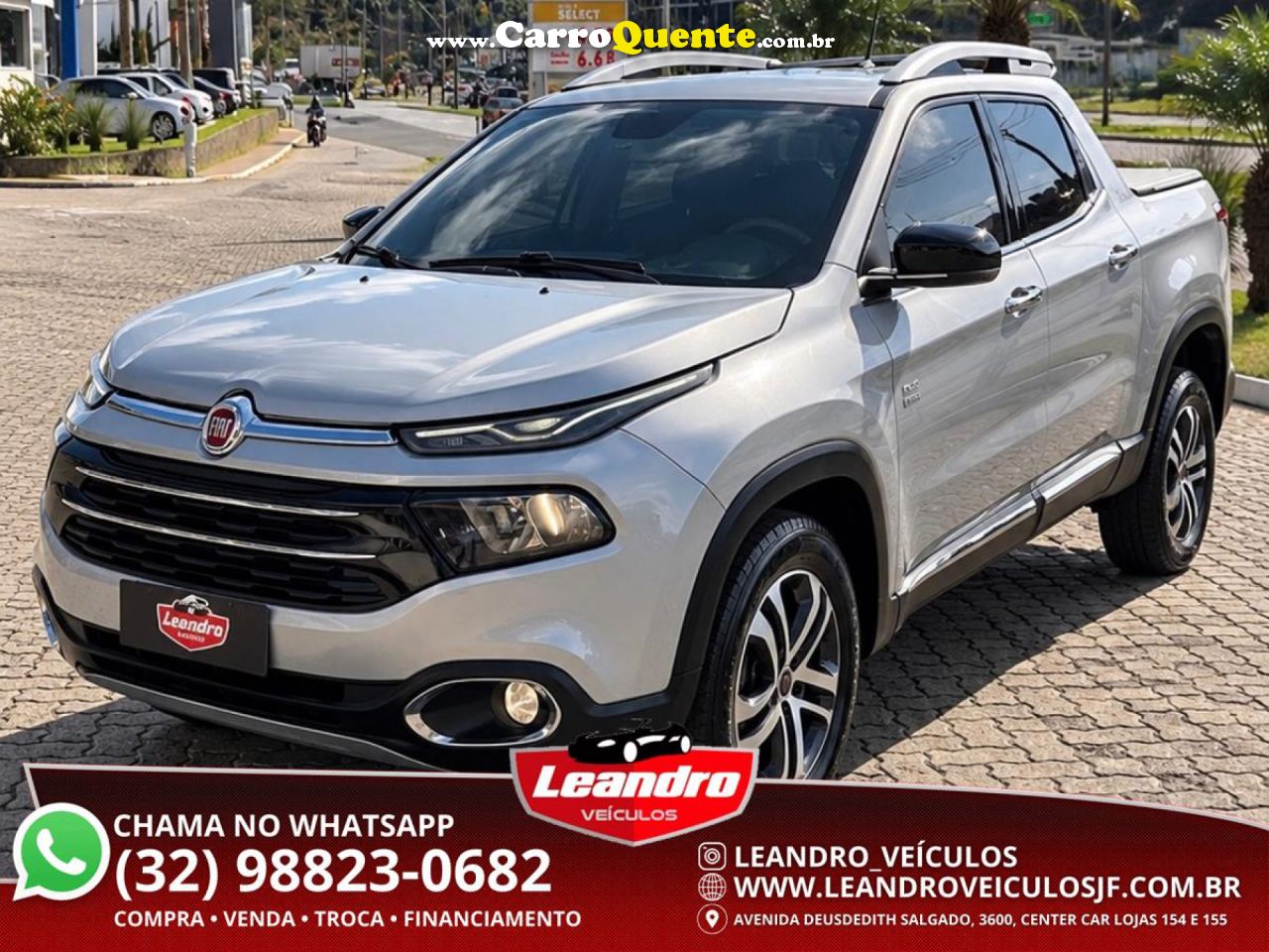 FIAT   TORO VOLCANO 2.0 16V 4X4 TB DIESEL AUT.   PRATA 2019 2.0 DIESEL - Loja