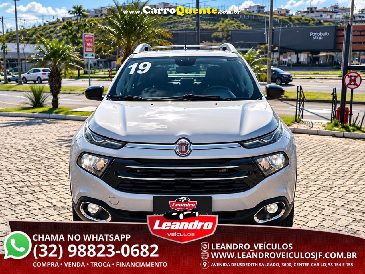 FIAT   TORO VOLCANO 2.0 16V 4X4 TB DIESEL AUT.   PRATA 2019 2.0 DIESEL - Loja