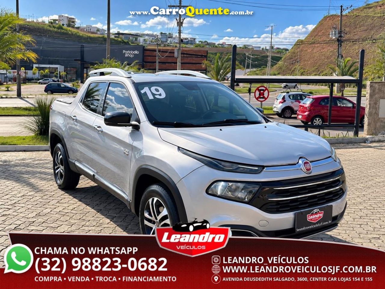 FIAT   TORO VOLCANO 2.0 16V 4X4 TB DIESEL AUT.   PRATA 2019 2.0 DIESEL - Loja
